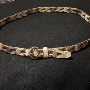 Braided Leather Belt